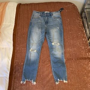 Distress Abercrombie and Fitch jeans